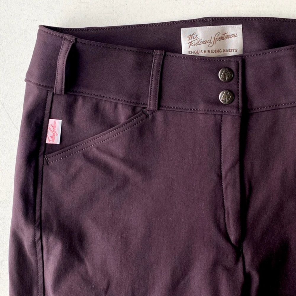 The Tailored Sportsman Trophy Hunter Boysenberry with Black Full Seat 28R